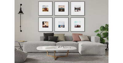 Gallery Walls Made Easy- Customizable - Grid Frame Sets